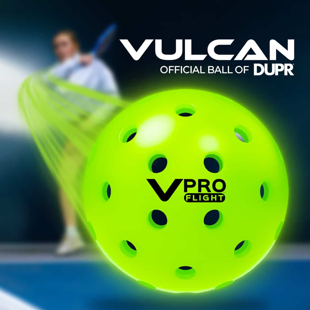 DUPR Blog | Vulcan V-PRO FLIGHT Named Official Ball of DUPR